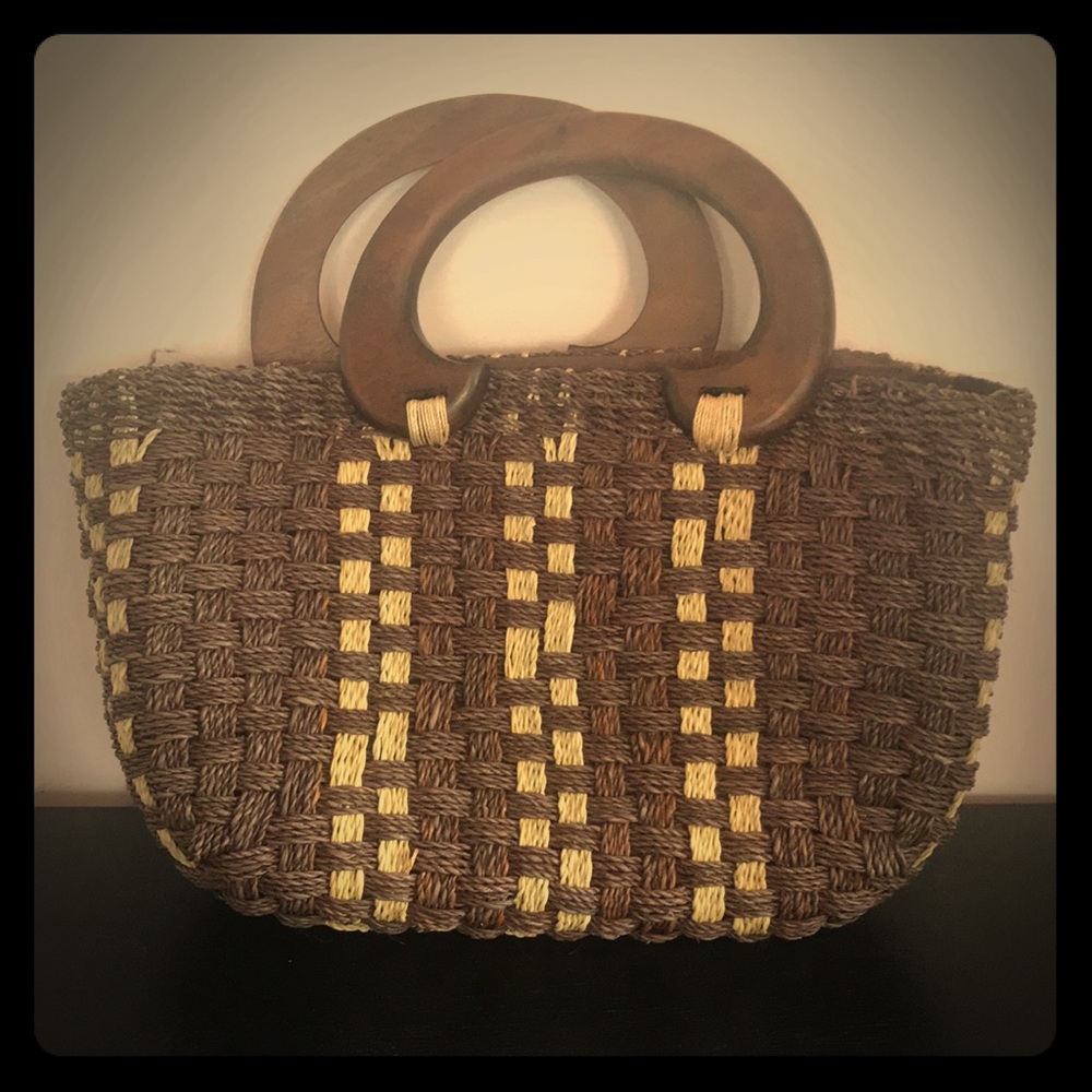 Wicker Beach Handbag